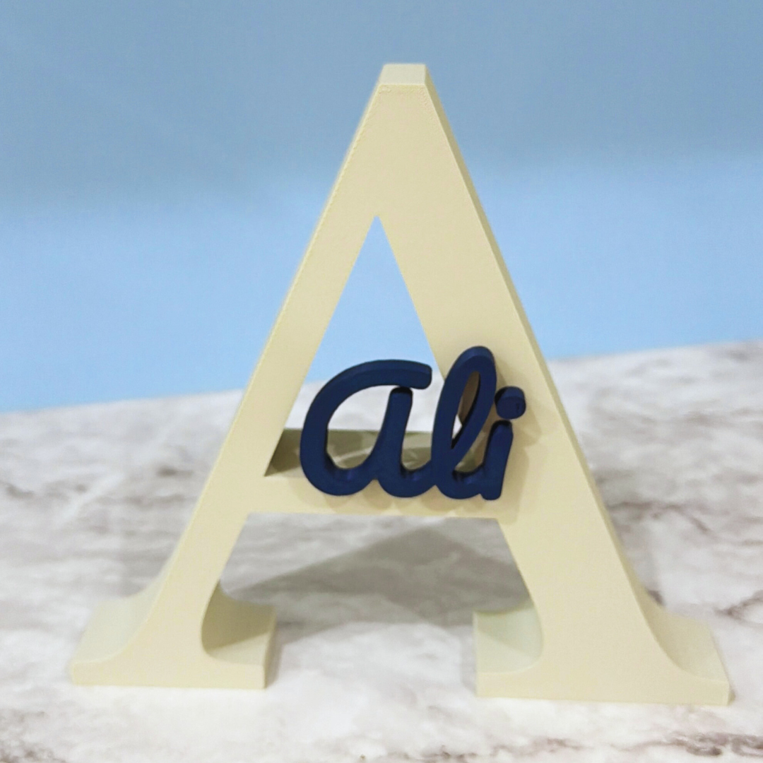 Custom Initial Name Sign