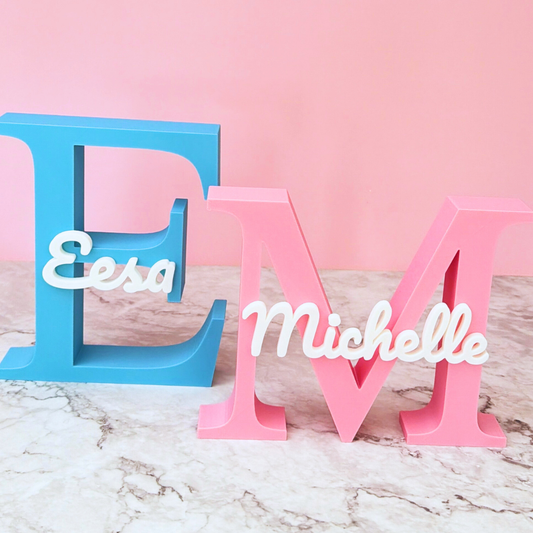 Custom Initial Name Sign