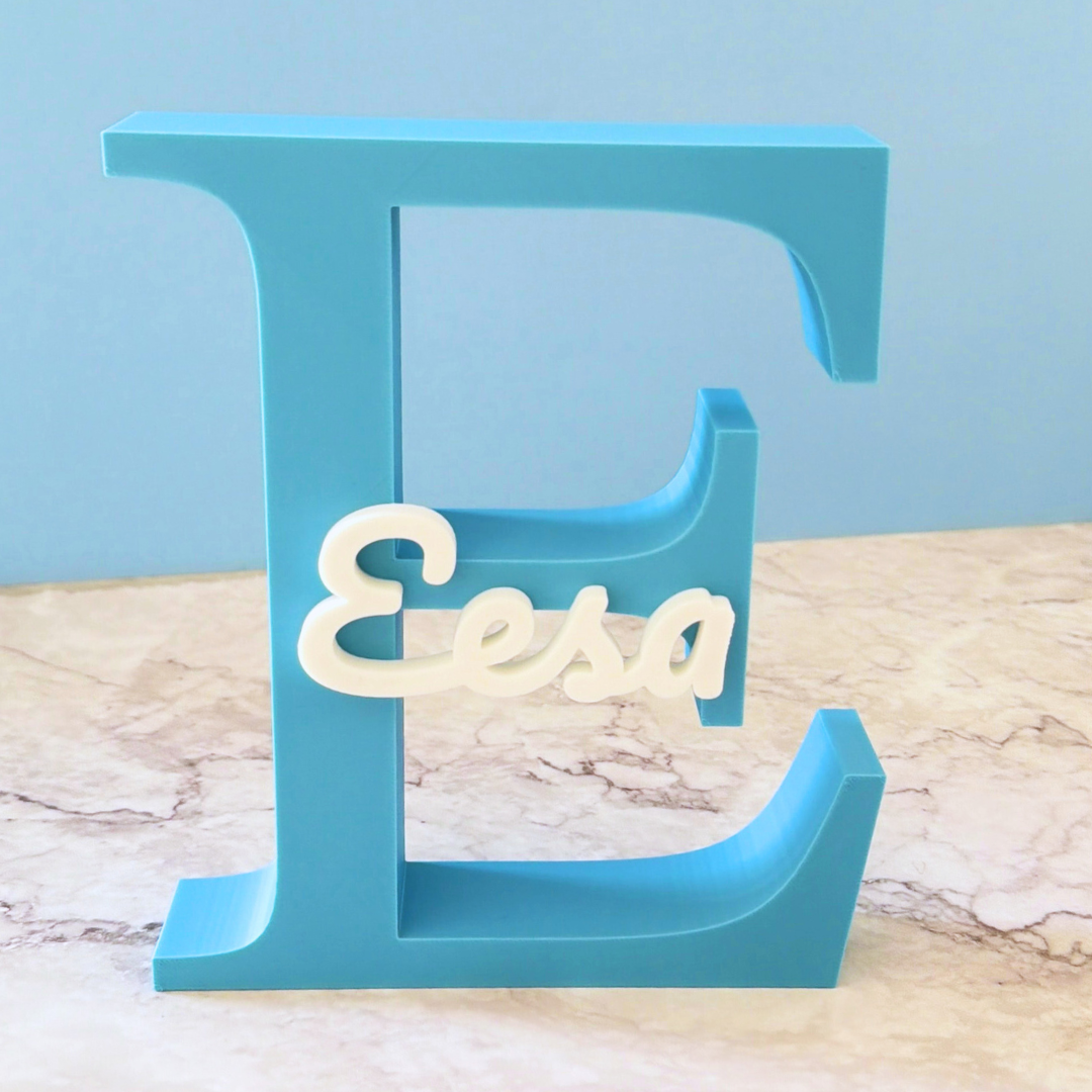 Custom Initial Name Sign