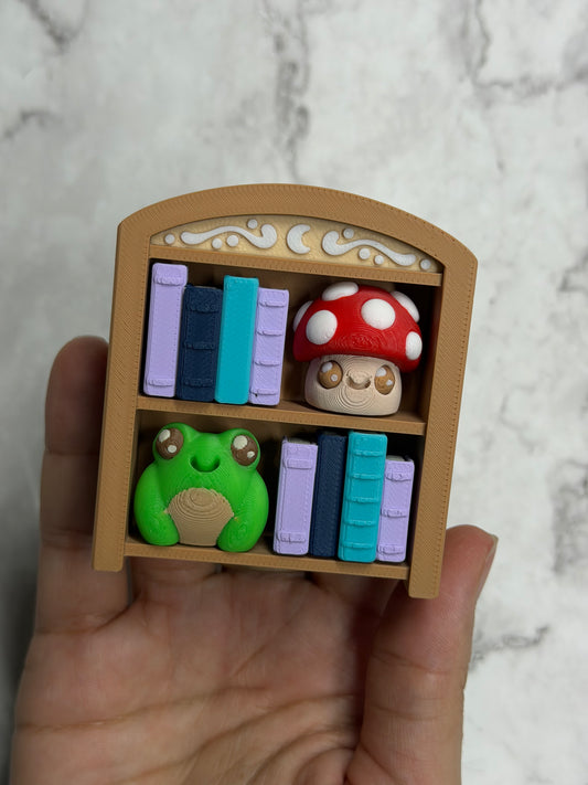 Cozy Booknook Fidget Clicker Shelf
